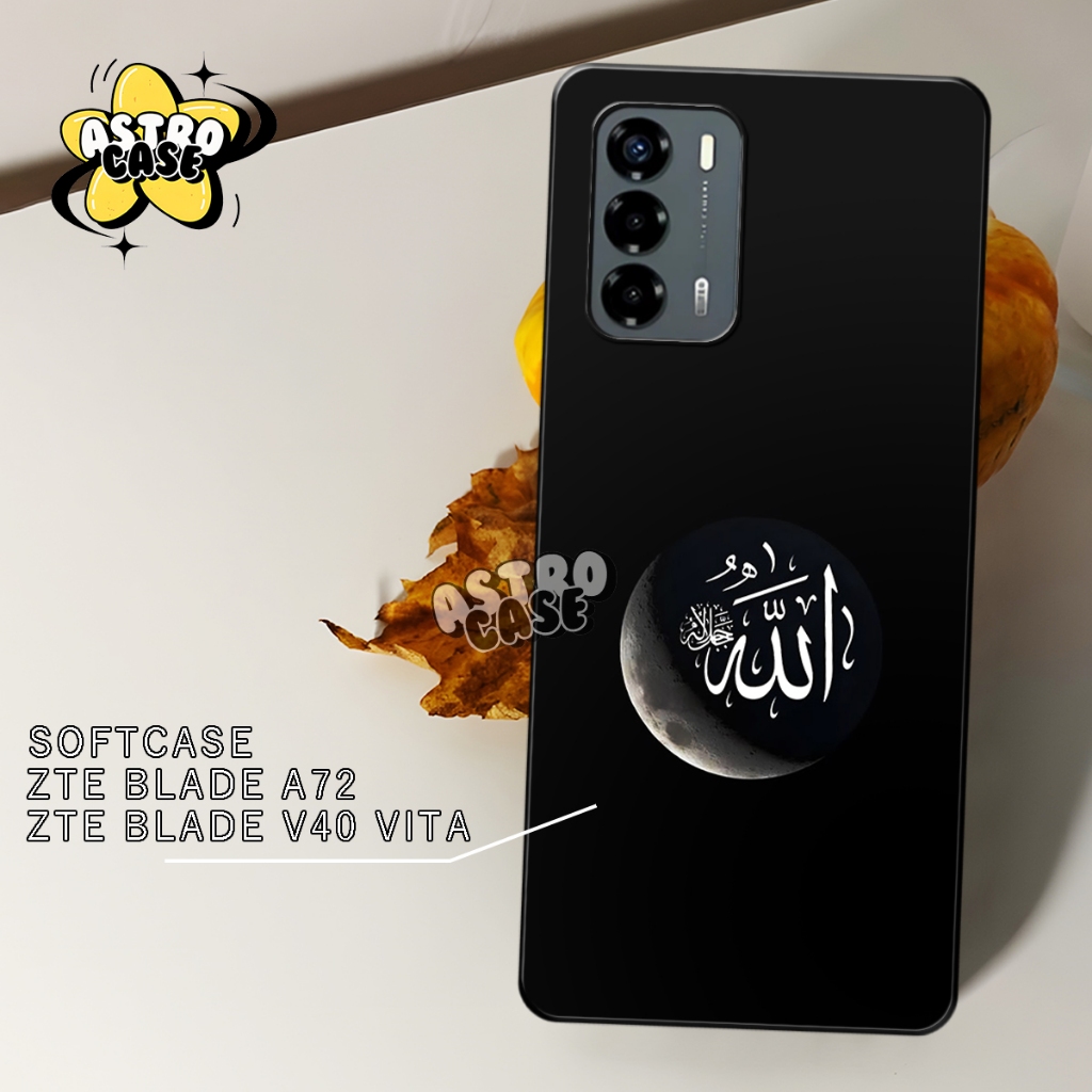 Case V40 Vita - Cassing ZTE Blade V40 Vita / ZTE Blade A72 New Motif Kaligrafi - Softcase Motif Kere