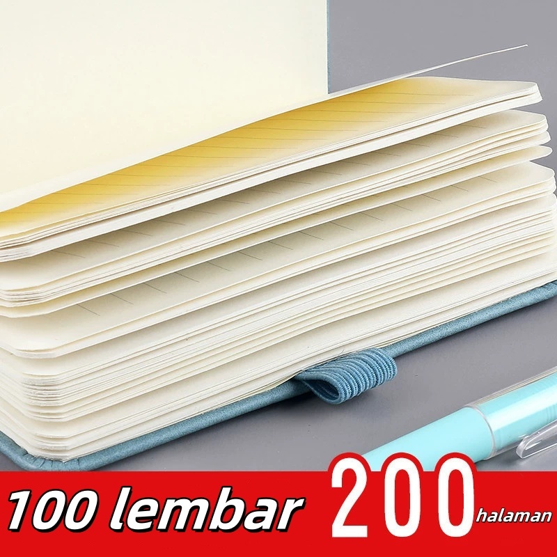 

[Whispers] Notebook A6 Pocket Buku Harian Mini Scrapbook 100 Lembar - Tahan Lama, Ringan, Cocok