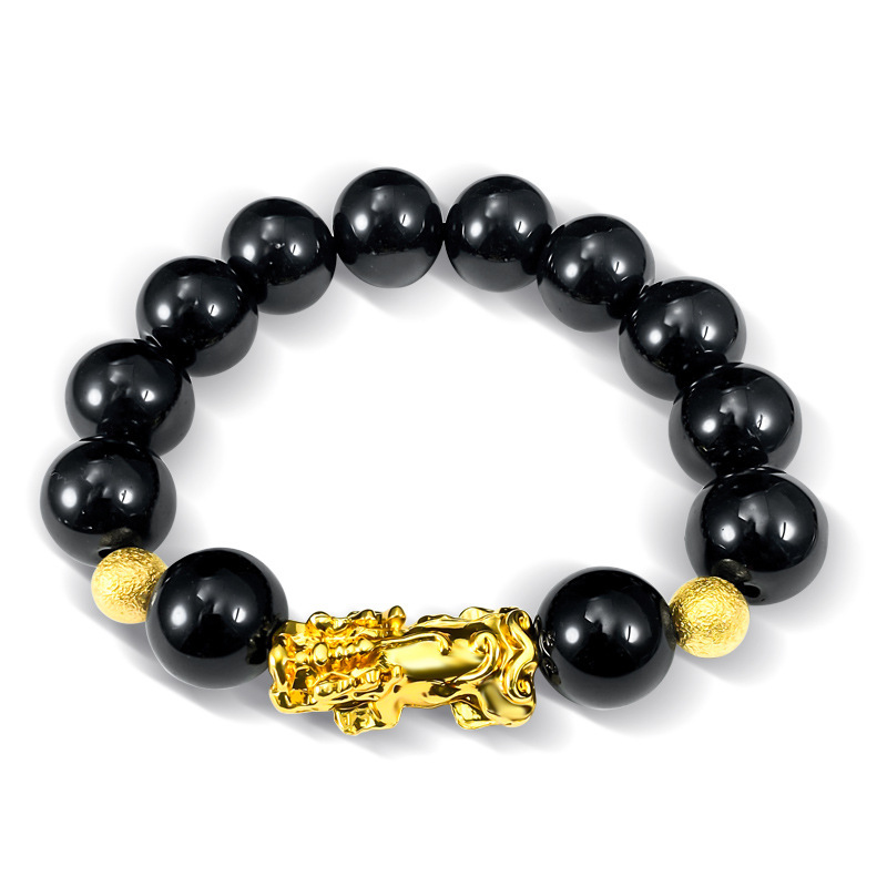 OLEVS Gelang Manik Gelang Tangan Pria Gelang Tangan Wanita 15 Manik-manik Gelang