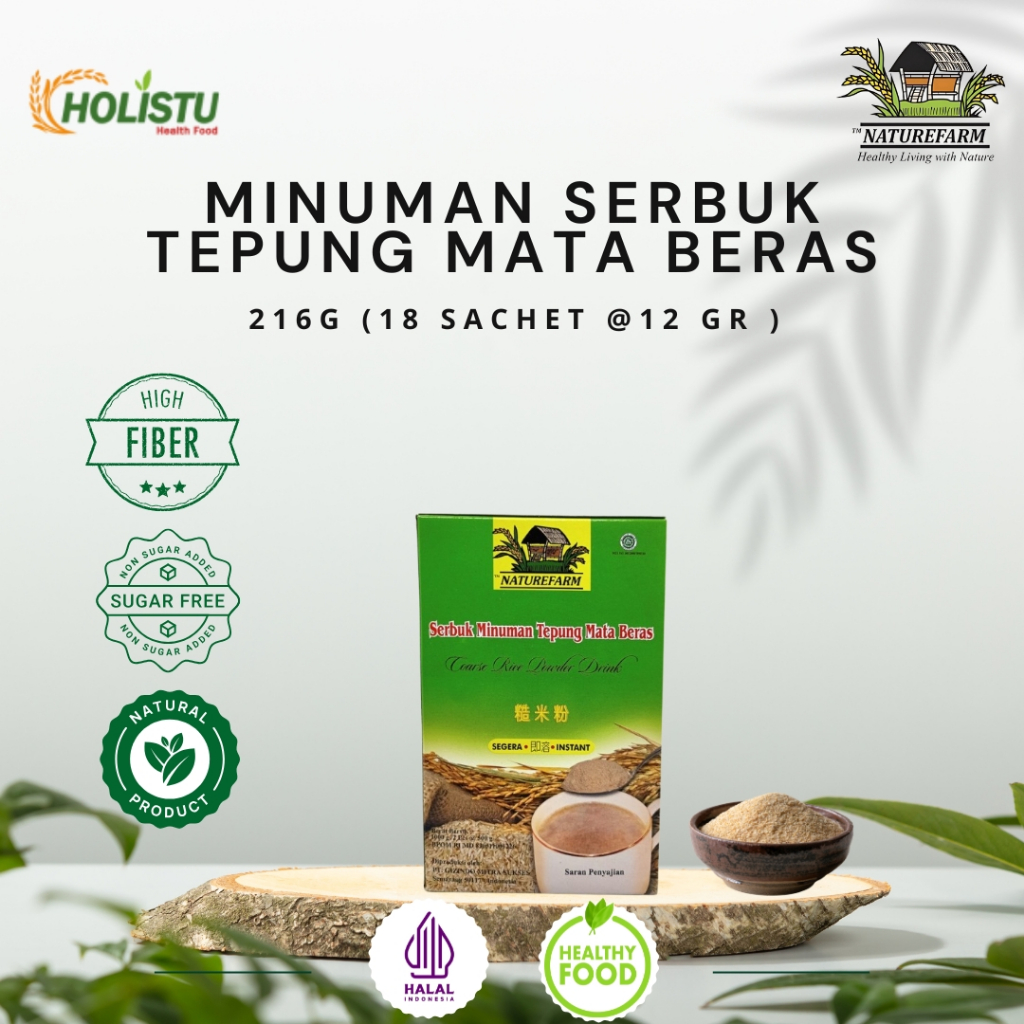 

MINUMAN TEPUNG MATA BERAS ORIGINAL NATURE FARM