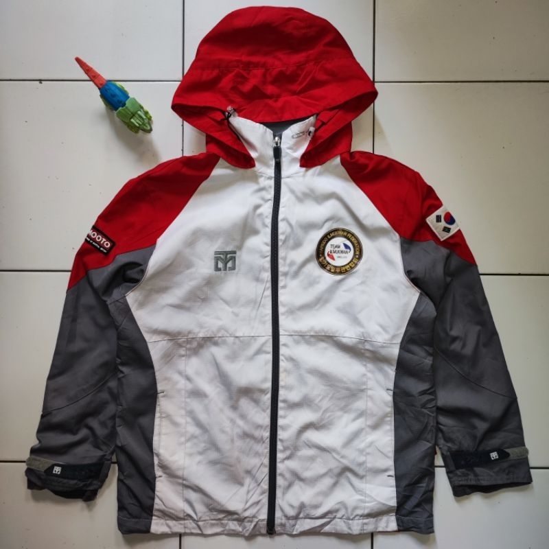 Jaket Outdoor Sporty Anak Remaja MOOTO Taekwondo Original 100% Preloved Branded Second Dobok Winter 