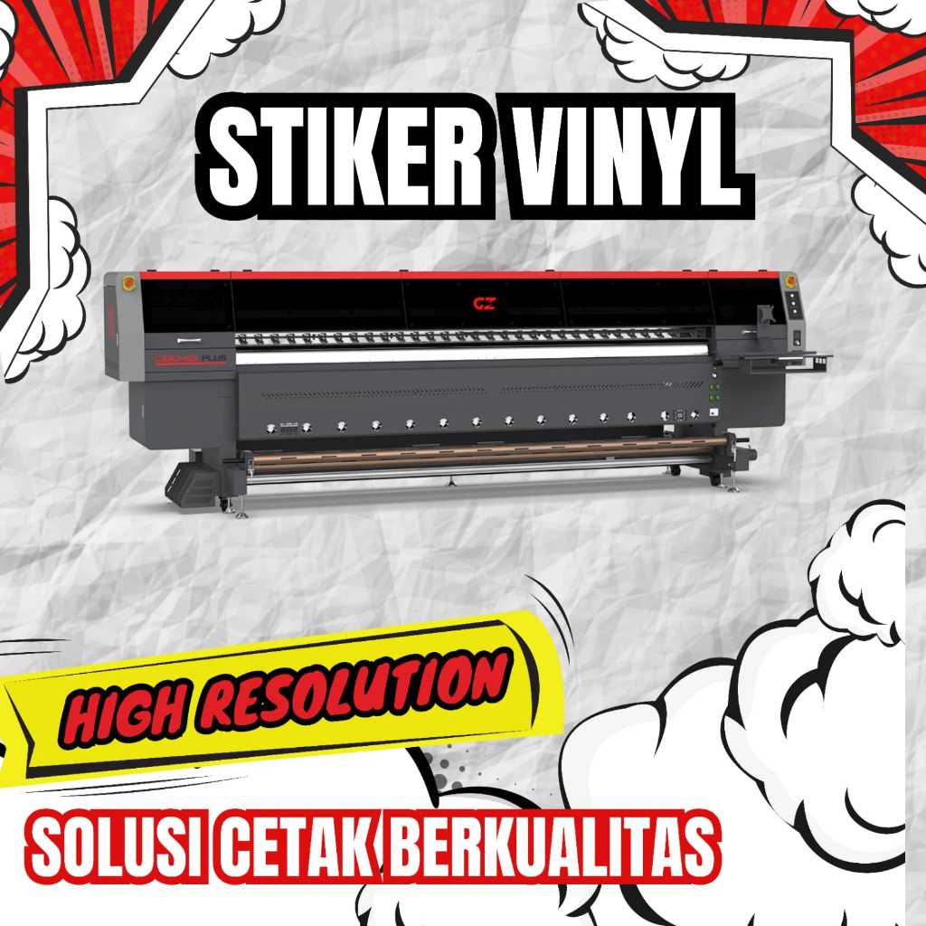 

CETAK STICKER VINYL METERAN BERKUALITAS CEPAT MURAH