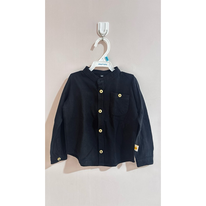 preloved baju koko hitam anak laki-laki
