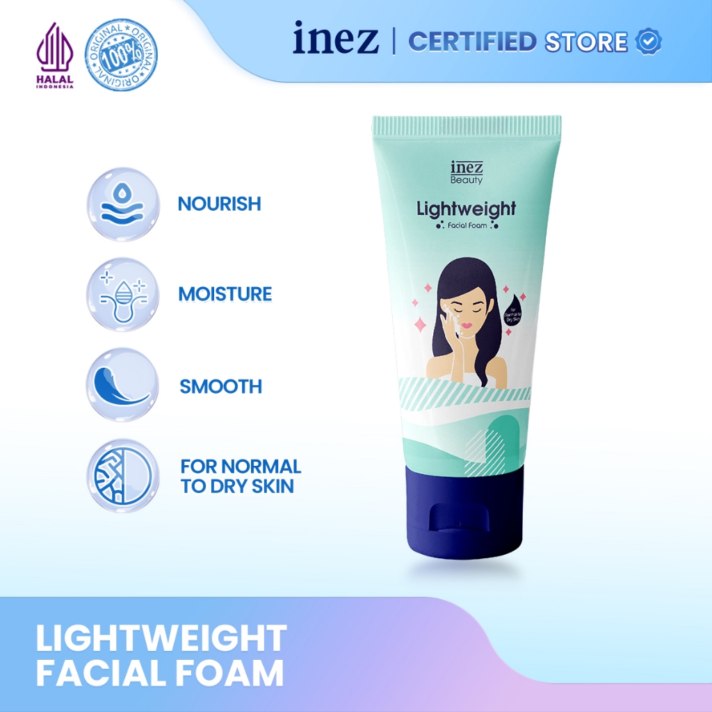 Inez Surabaya - [FREE GIFT] Lightweight Facial Foam | Facial Foam Inez