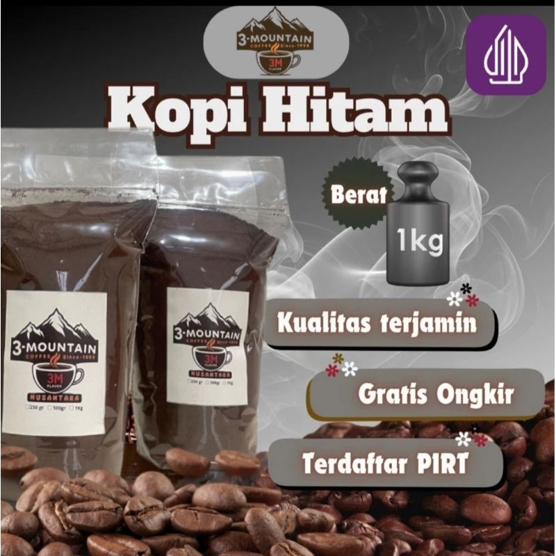 

kopi HITAM 3M kualitas terjamin