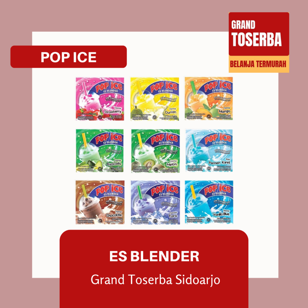 

POP ICE ES BLENCER ALL VARIANT 10PCS / MANGO / POPCRON / MINUMAN INSTAN
