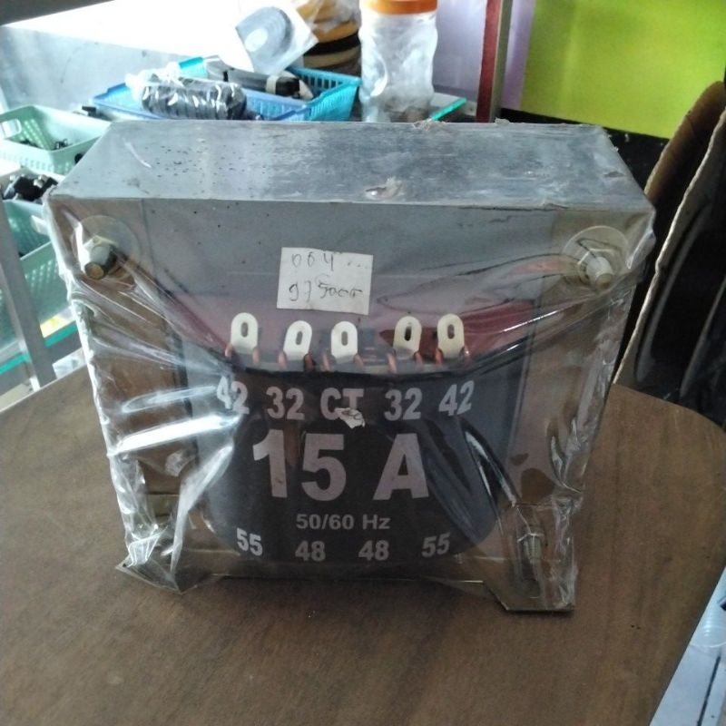 TRAFO 15A CT 55V MURNI TEMBAGA BY HATOR