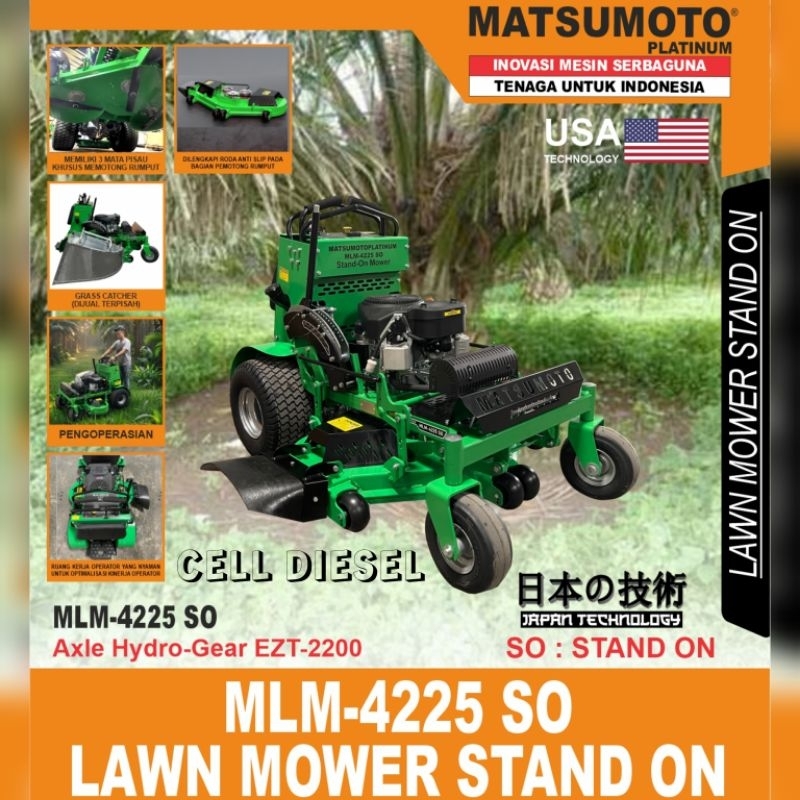 Mesin Potong Rumput Model Berdiri MATSUMOTO MLM 4225 SO
