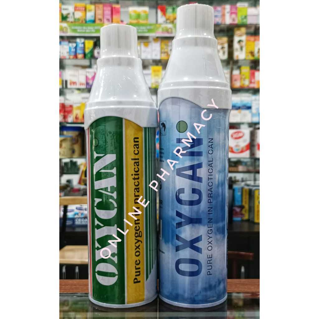 𝐎𝐱𝐲𝐜𝐚𝐧 500 CC & 𝐎𝐱𝐲𝐜𝐚𝐧 𝐒𝐩𝐨𝐫𝐭 600 CC - Oksigen Portable Tabung Kaleng Kecil