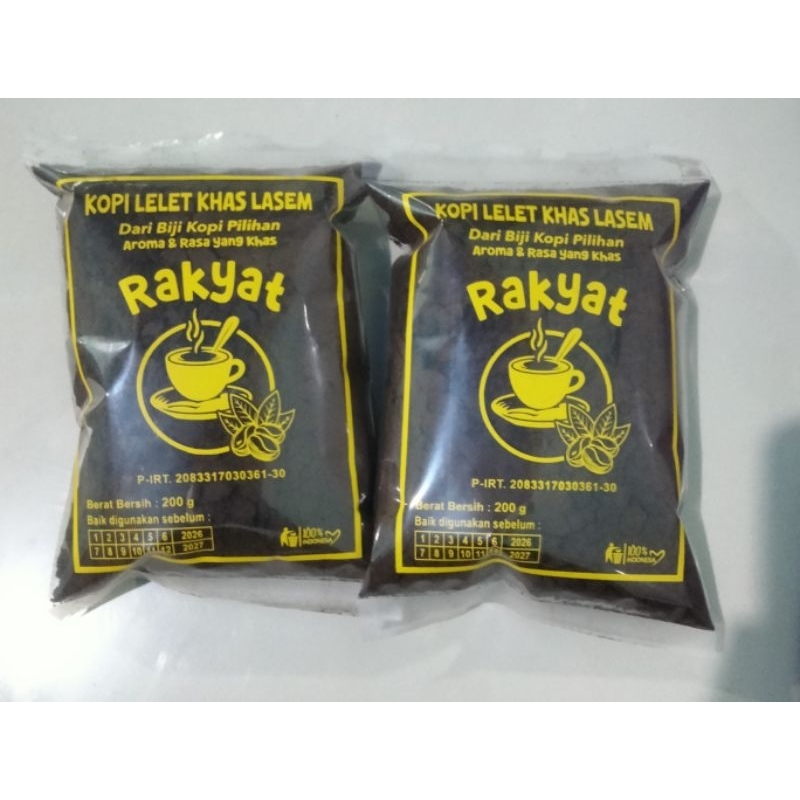 

KOPI LELET LASEM REMBANG RAKYAT 200GR KOPI ENAK KOPI HITAM