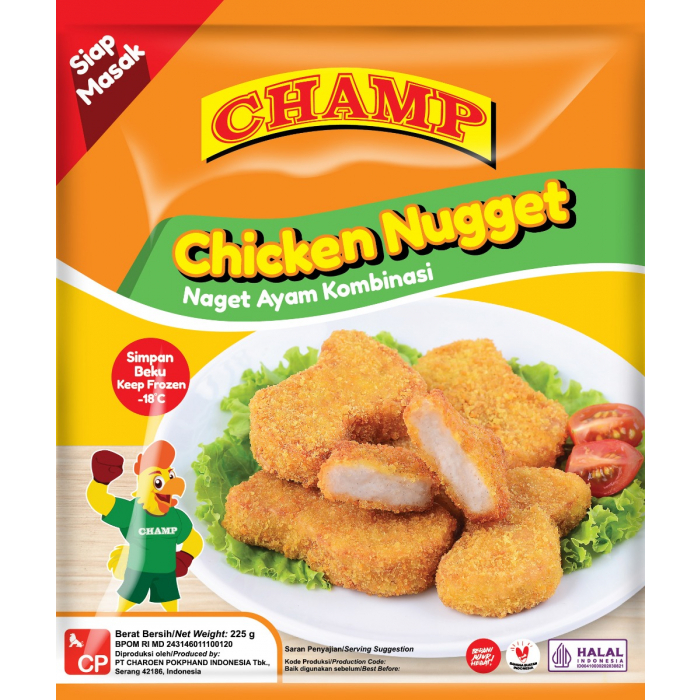 

Champ Chicken Nugget Stick 225gr 450 gr dan 900 gr