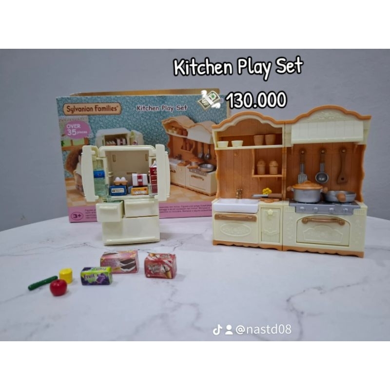 Preloved Sylvanian Famillies Kitchen Play Set