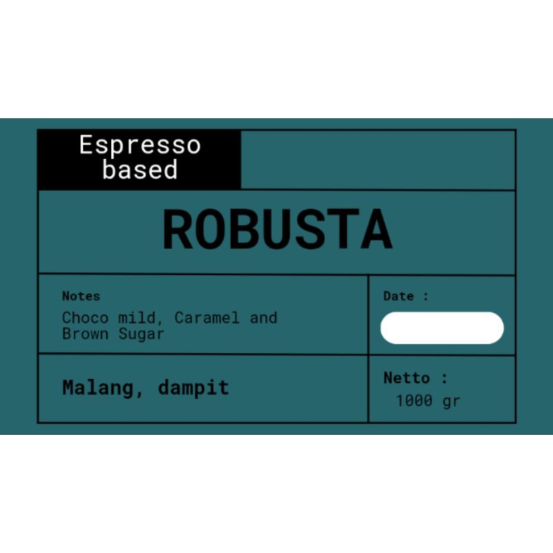 

KOPI FINE ROBUSTA 1KG BIJI/BUBUK l Dlins Coffee Robusta 200gr - 1kg l Esprresso based