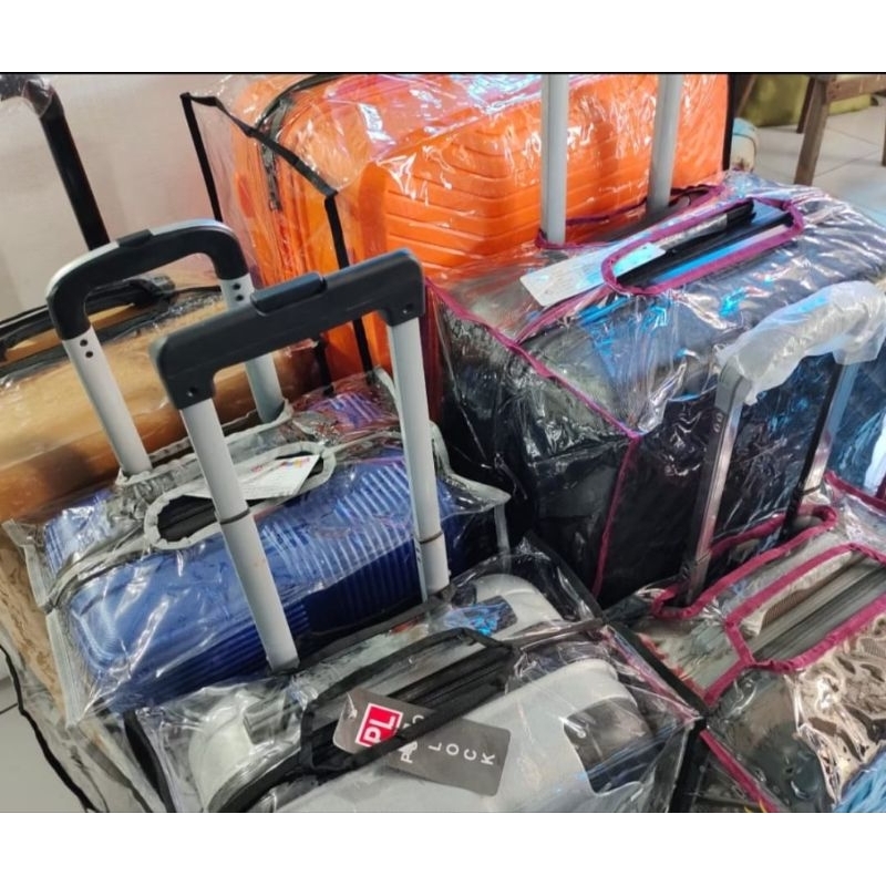 Cover Koper Transparan Pelindung Koper Air/Pelindung Koper Mika Untuk Semua Ukuran Koper 16,18,20,23