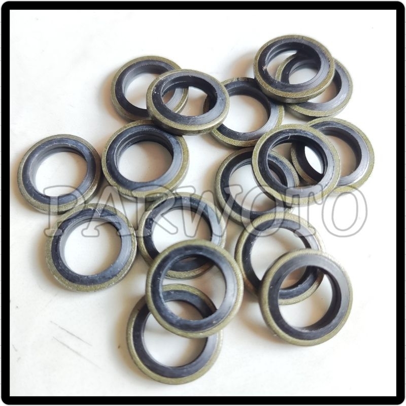O Ring Seal Gasket Baut Banjo Nepel Nipel Selang Rem Master Kaliper Cakram Anti Bocor  Universal Bre