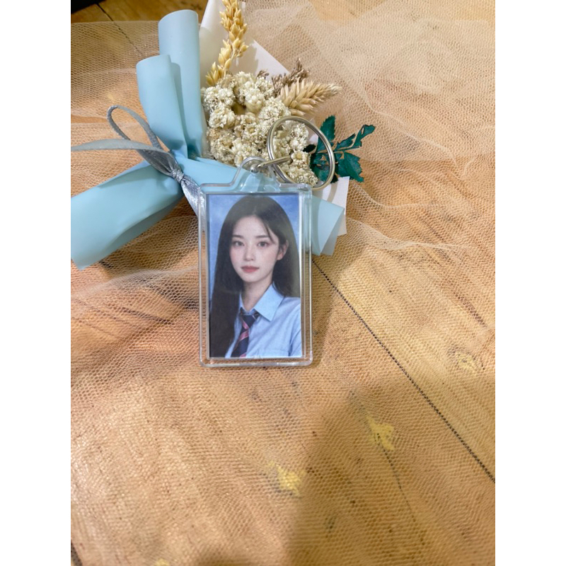 Gantungan Kunci Perpisahan Kelas Akrilik Custom Foto 2 Sisi – Kenang-Kenangan Sekolah Keychain