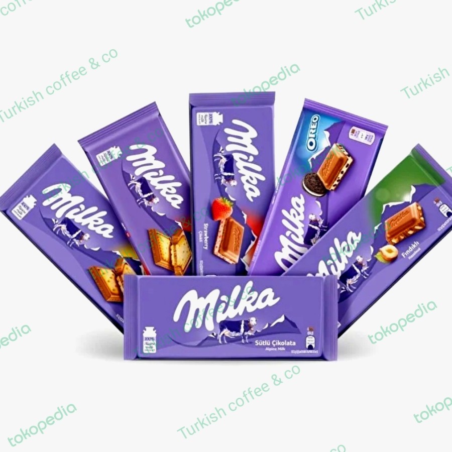 | COKLAT MILKA | MILKA CHOCOLATE | ORIGINAL TURKI | 80 - 100 G | - OREO