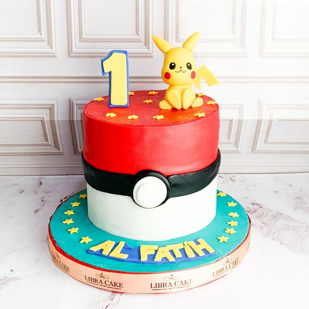 

Kue Ulang Tahun/Birthday Cake/Kue Ultah Tema Pokemon/Pokemon Cake