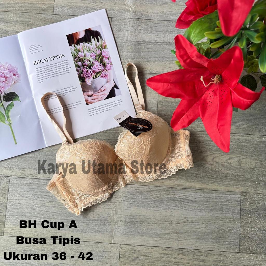 BH PUSH UP  WANITA KAWAT BUSA TIPIS UKURAN 36 - 42