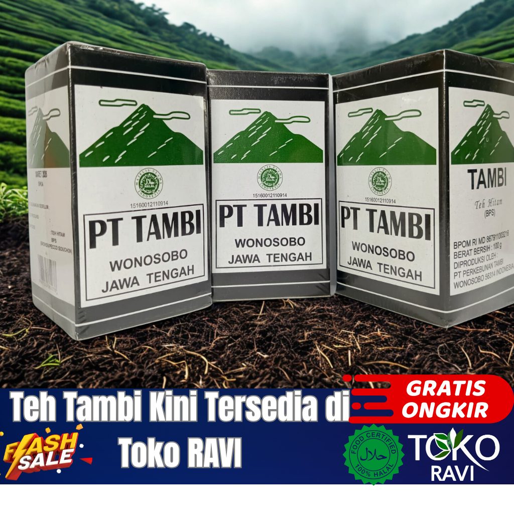 

Teh Tambi Cap Gunung 100 Gr