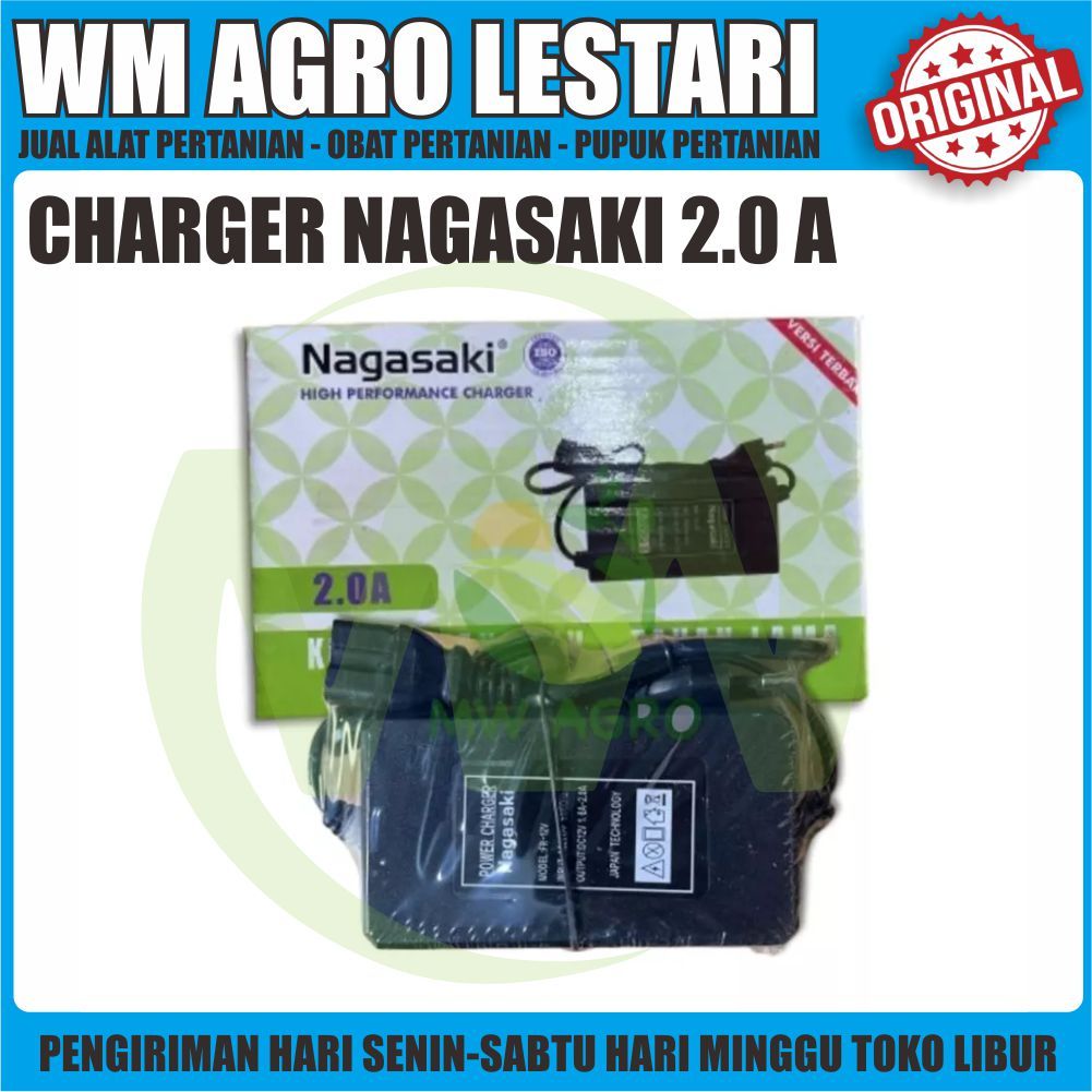 CHARGER NAGASAKI 2A Cas sprayer NAGASAKI charger sprayer elektrik 2A cas aki