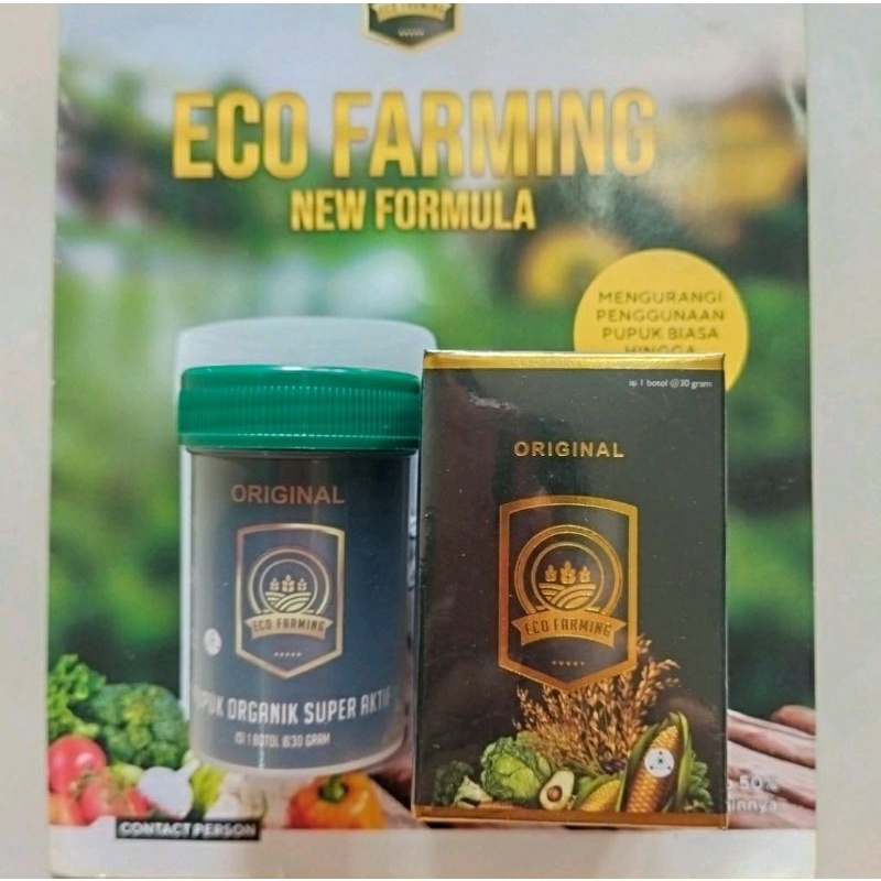 1Pcs ECO FARMING ASLI ORIGINAL / PUPUK EKO FARMING ASLI Pupuk Penyubur Daun dan Buah