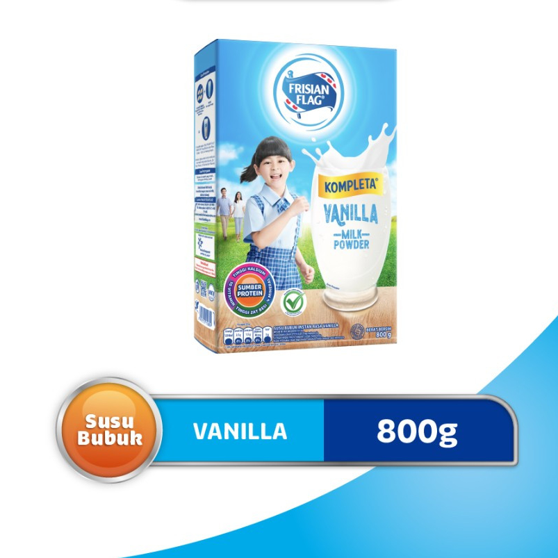 

Frisian Flag Kompleta Susu Bubuk Keluarga Vanilla 800g 150809