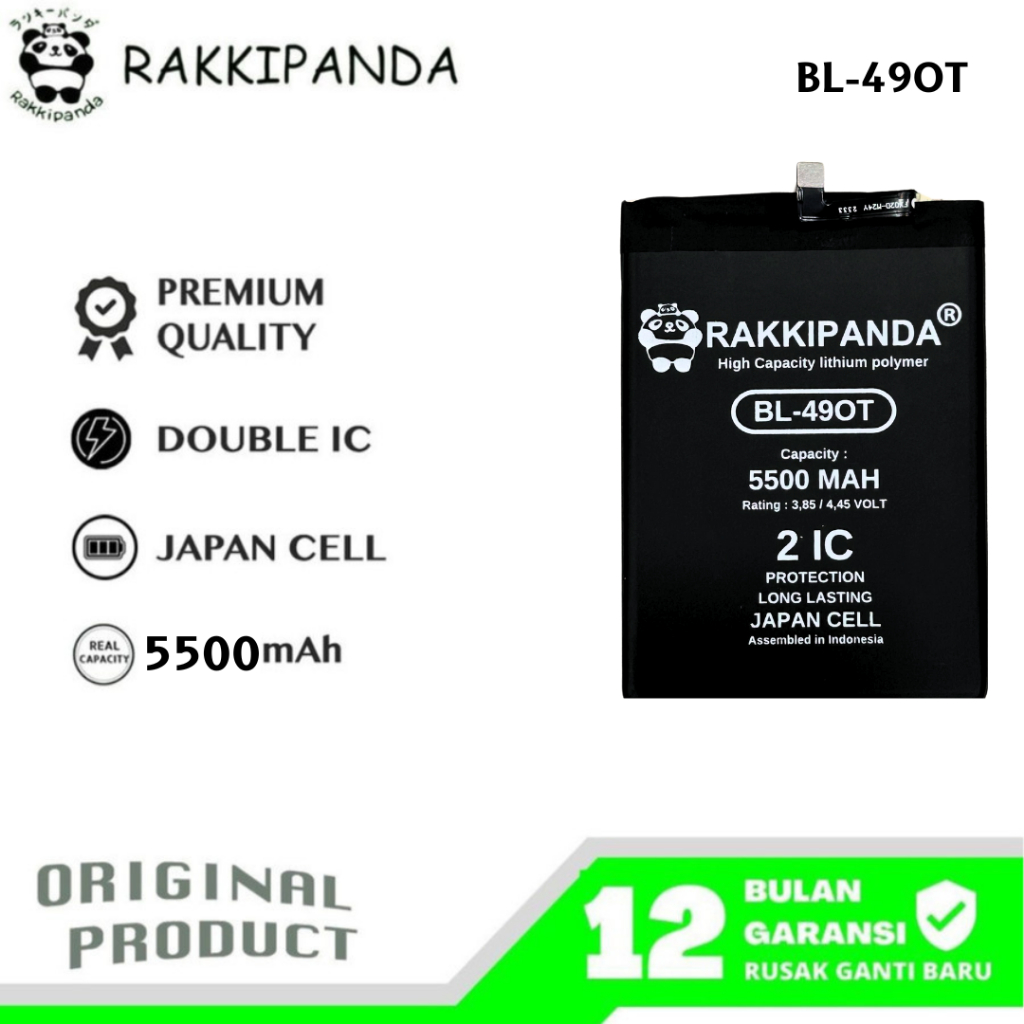 RakkiPanda - BL-49OT Tecno Camon 20 Premier / Tecno Camon 20 Pro / Tecno Spark 20 Pro Plus Batre Bat