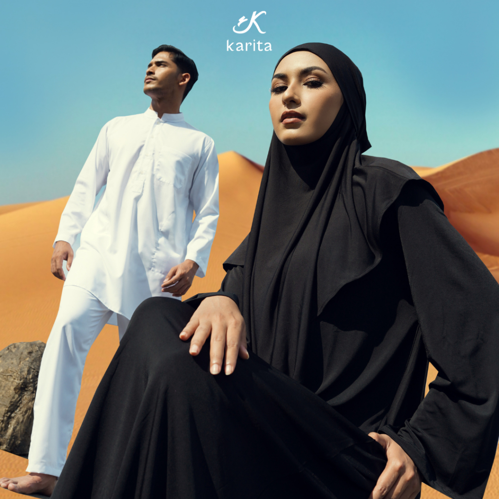 Karita - Gamis Umrah Khadijah Abaya Set Jersey