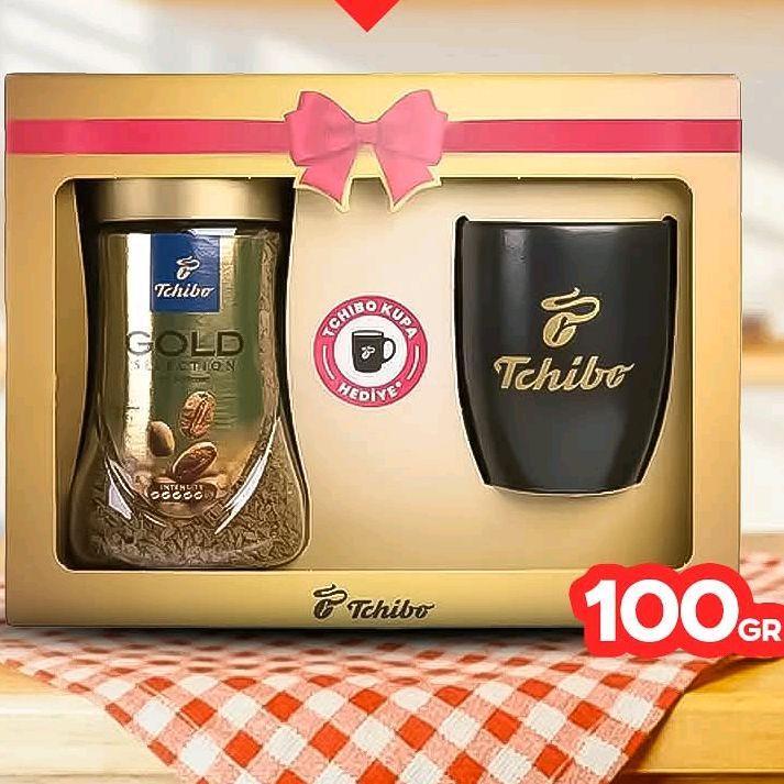 

| Packet Box | Tchibo | Gold Selection | Ground Coffee | RICH & INTENSE | Germany - Turkiye | Kopi Minuman arabika - Paket Box 100 gram & Cangkir Tchibo