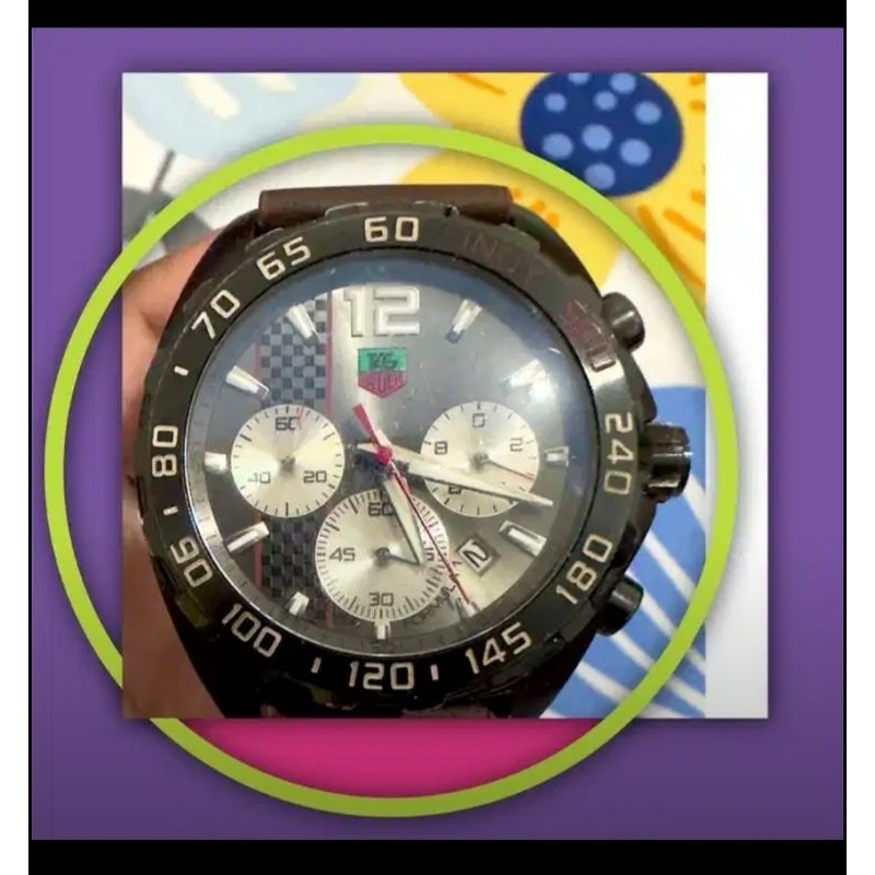 jam tangan pria Tag Heuer second