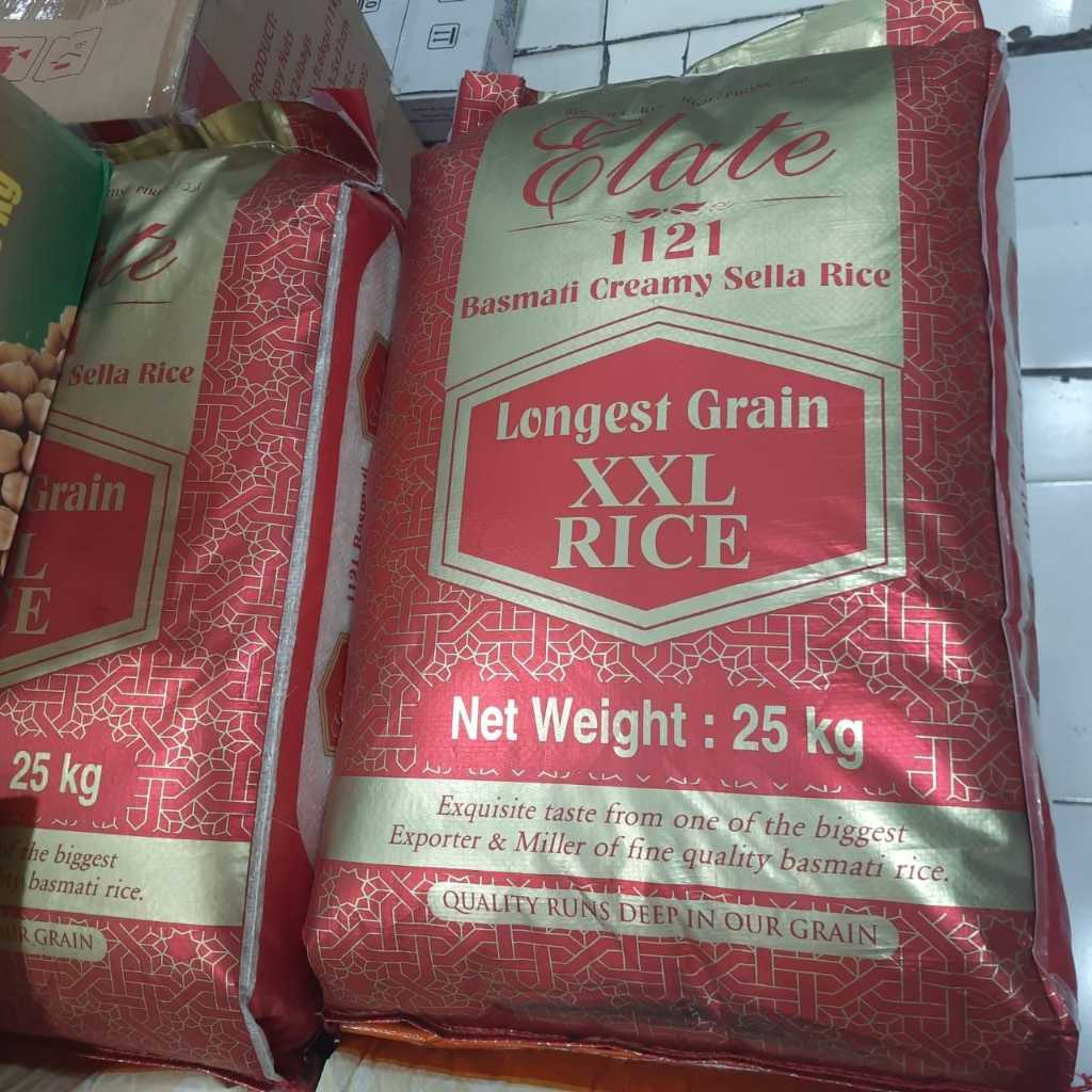 

Beras Basmati ELATE 1121 25KG