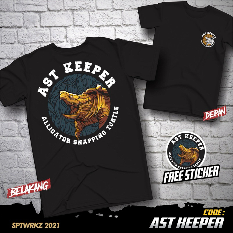 kaos-Kura-Kura,T-Shirt-AST KEEPER