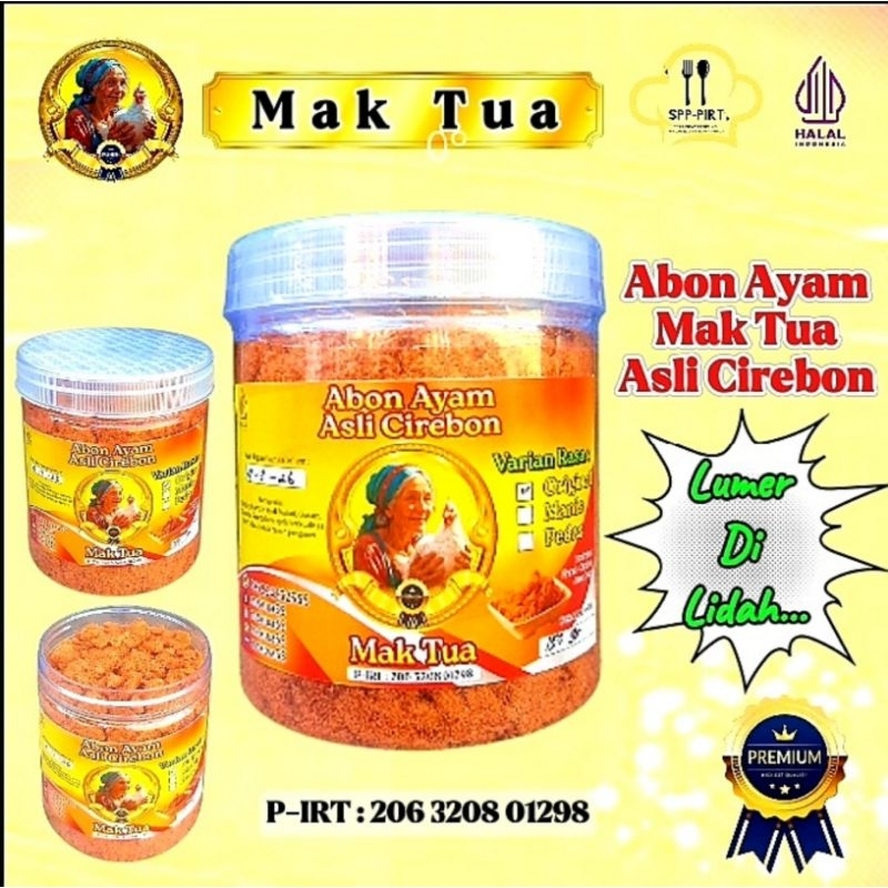 

Abon Ayam Premium Mak Tua