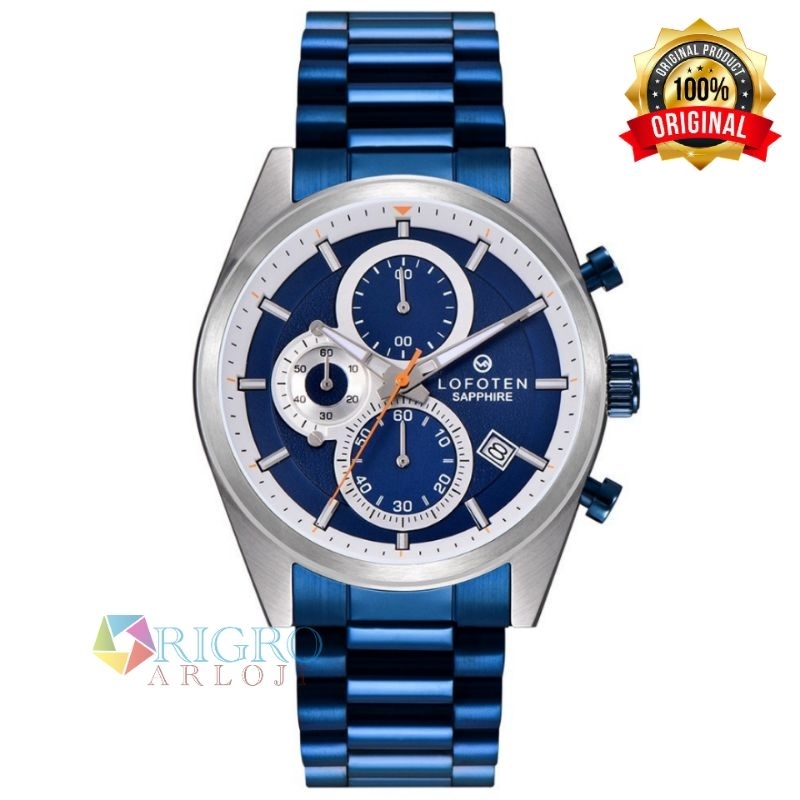 Jam tangan pria LOFOTEN F.6519MC Original garansi 2 Tahun - Kaca Safir