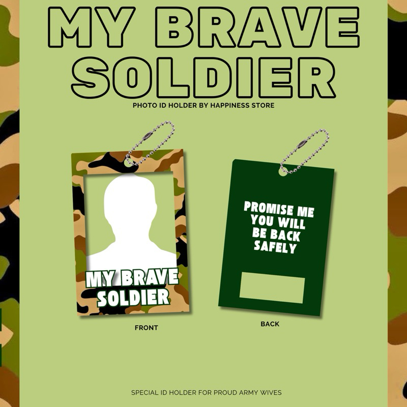 MY BRAVE SOLDIER ID PHOTO HOLDER | ID Photo 4cuts seventeen