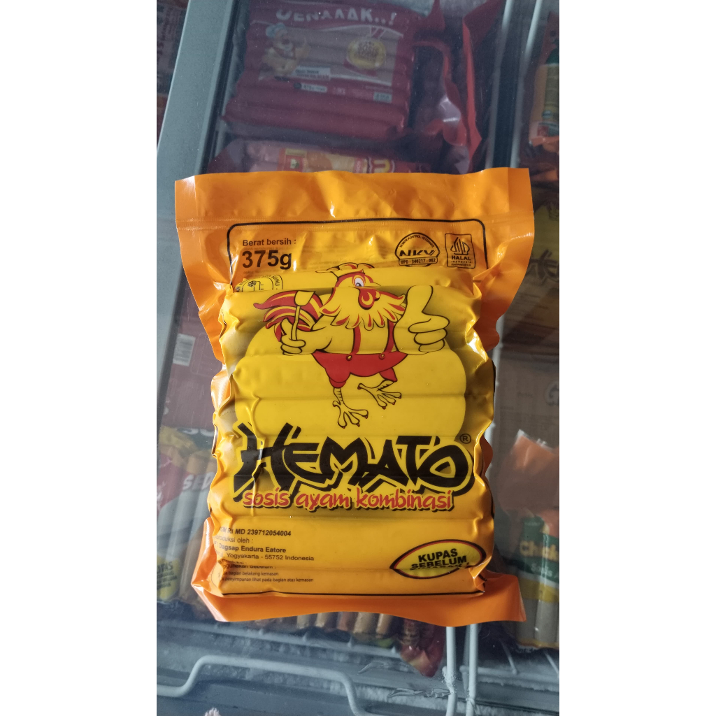 

SOSIS HEMATO SOSI AYAM KOMBINASI 375GR
