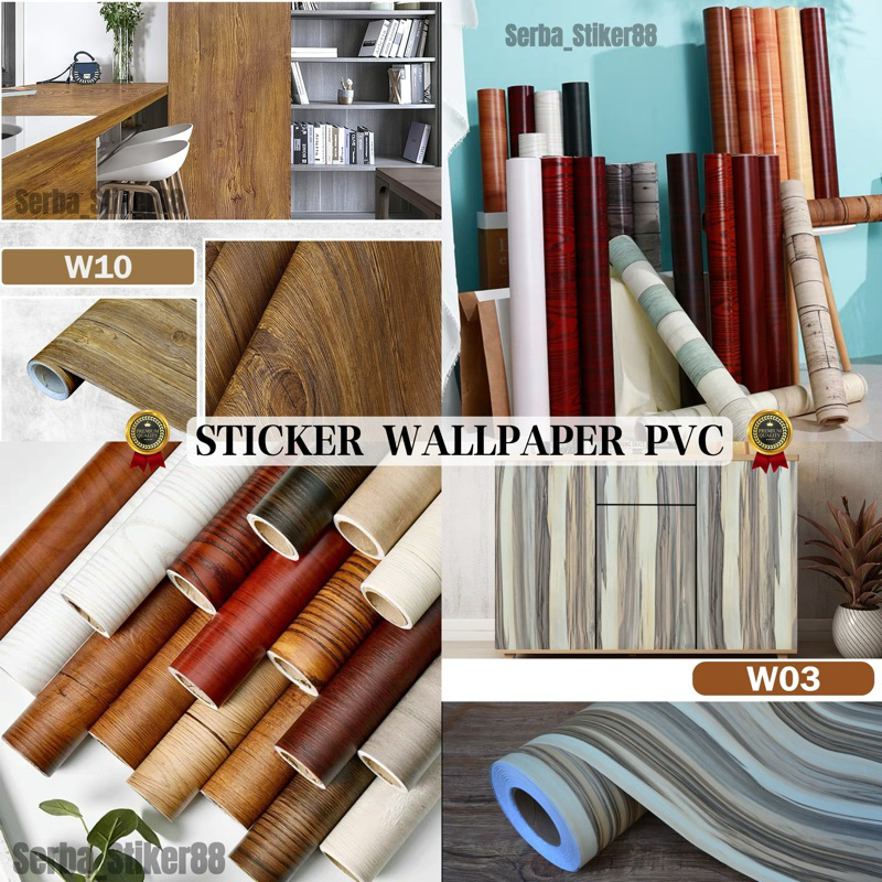 Stiker Dinding Wallpaper Dinding Serbaguna L122CmxP50cm Sticker Lantai Sticker Dinding Polos Stiker 