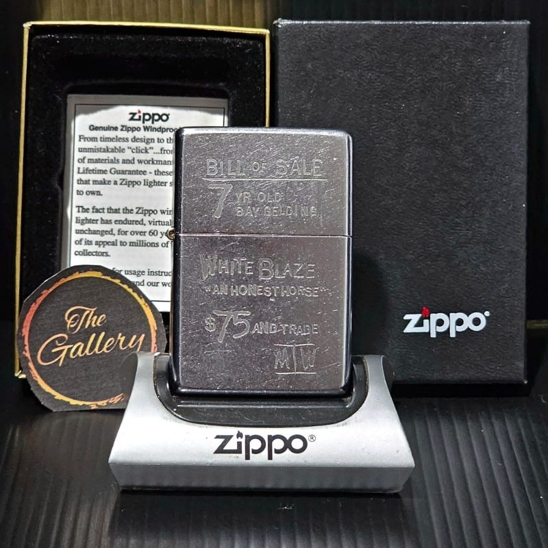 ⭐️⭐️⭐️⭐️⭐️ ORIGINAL ZIPPO OFFICIAL MRLBRO BILL OF SALE VINTAGE PAT TAHUN 2000 / XVI VERY RARE