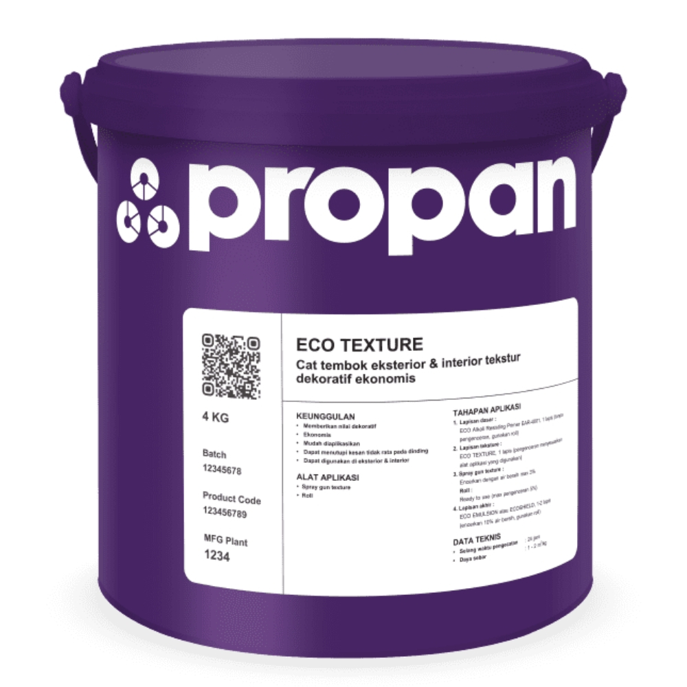 PROPAN ECO TEXTURE Cat Tekstur Dinding Eksterior & Interior 4 KG