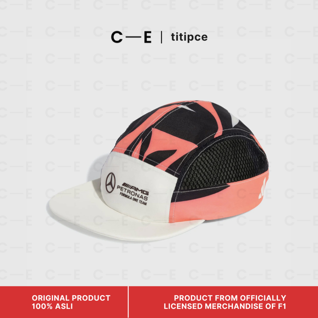 Mercedes AMG F1 Adidas Summer Pack Graphic 5 Panel Cap Germany