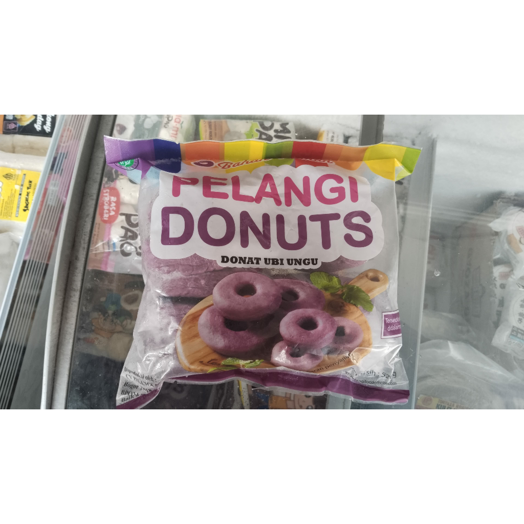 

DONAT PELANGI UBI BESAR ISI 10