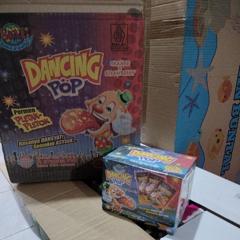 

Dancing Pop Permen Pletak Pletok 1 box 40pcs