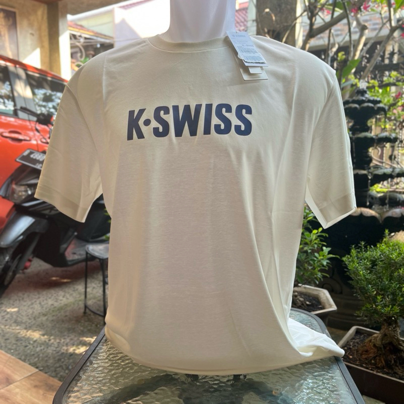 Kaos K-Swiss Size L Baru Original