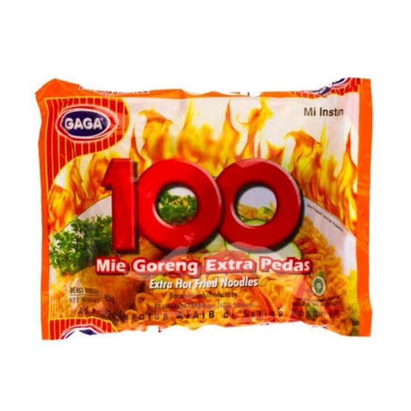 

Mie 100 Gaga Extra Pedas