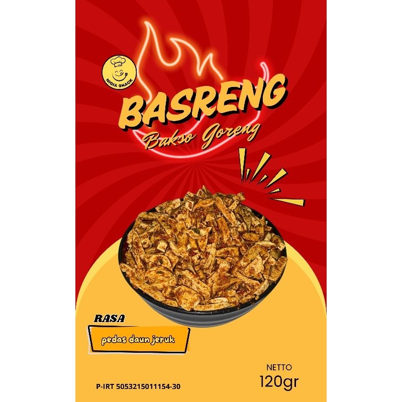 

BASRENG PEDAS DAUN JERUK 120 gram