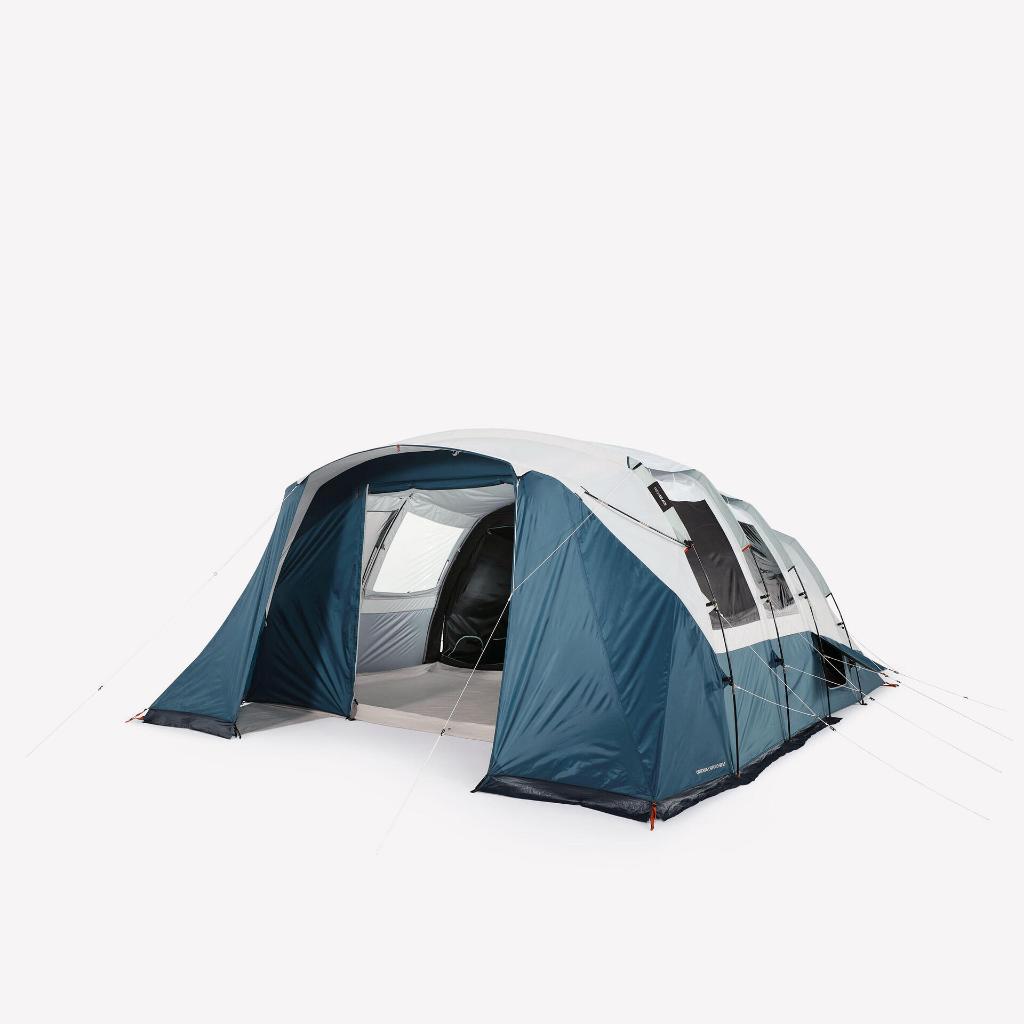 Quechua Tenda Camping Arpenaz 6.3 Fresh And Black - 6 Orang / 3 Ruangan 8881556