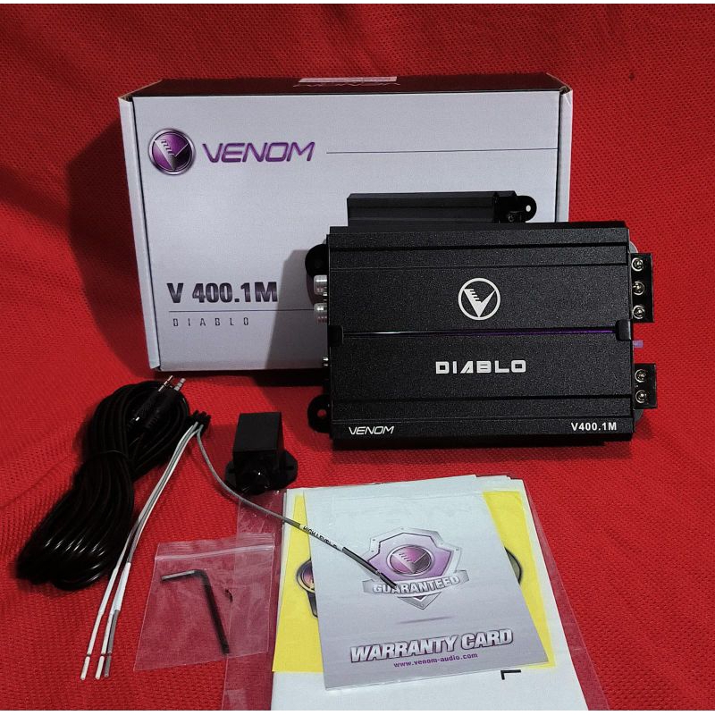 Monoblock Venom Diablo Mini V 400.1 M - Monoblock Venom Diablo V 400.1 M Original-US CAR AUDIO