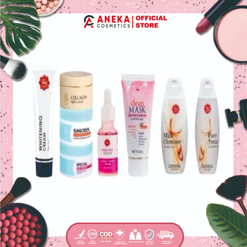 VIVA Paket Komplit Untuk Glowing - Anti Aging - Jerawat - Kulit Kering - Kulit Berminyak