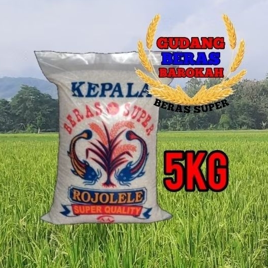 

BERAS KEPALA SUPER CAP ROJOLELE 5KG,10KG,15KG,20KG